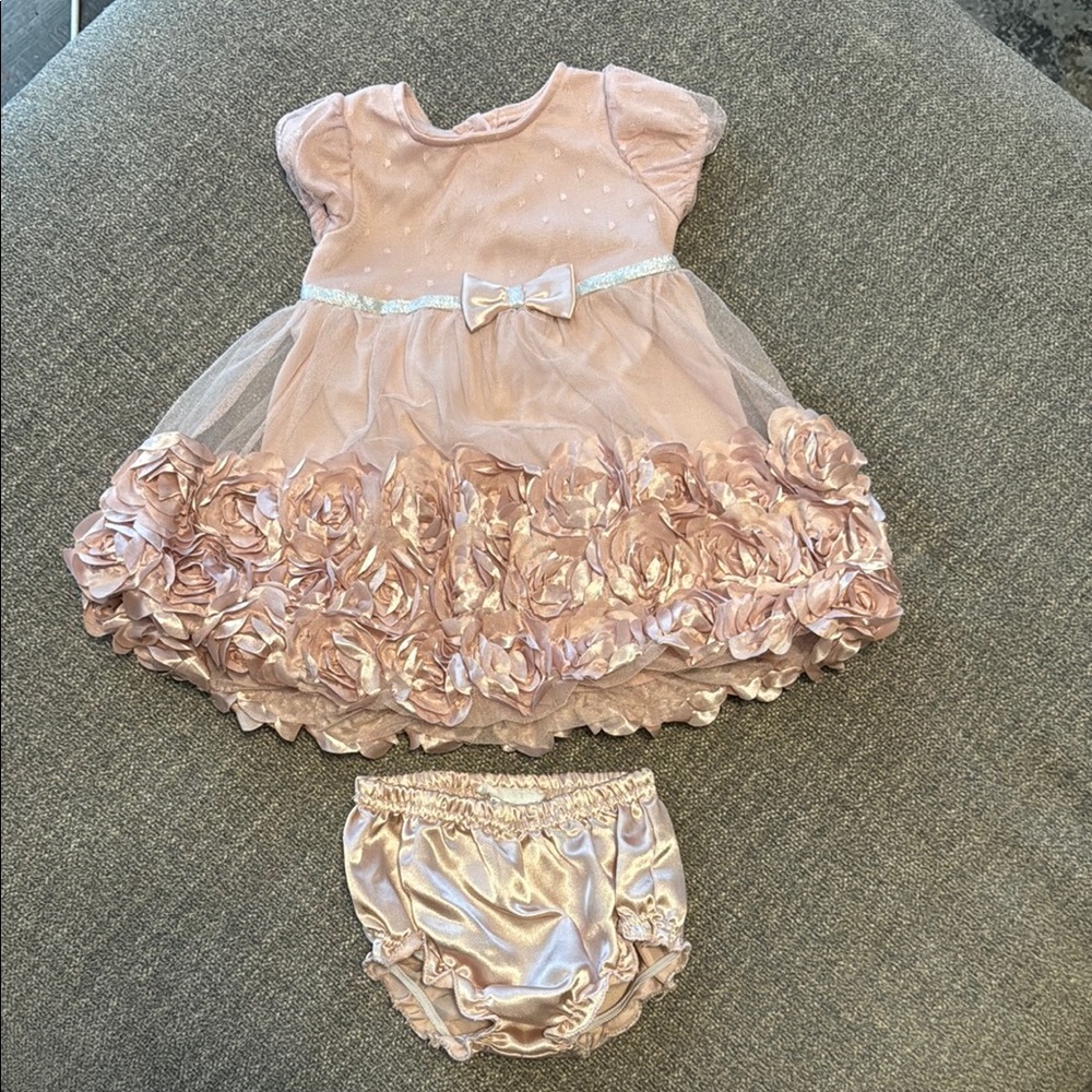 Elegant Pink Formal Dress with Ruffled Details
